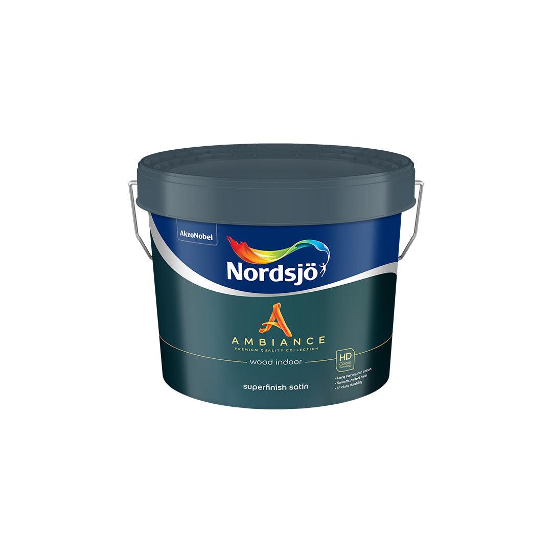 Dåse med Nordsjö Ambiance Superfinish Satin 40 træmaling