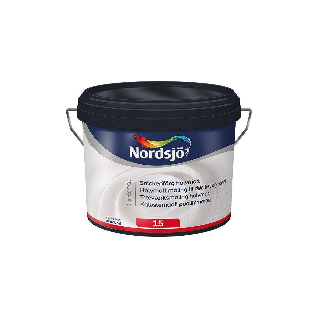 Dåse med Nordsjö Original Træværksmaling Halvmat 15