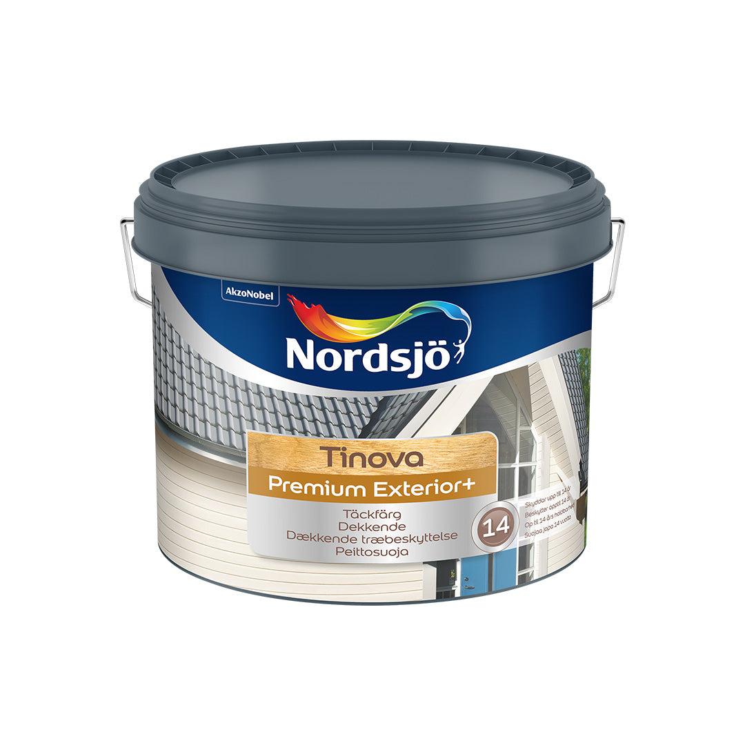 Spand med Nordsjö Tinova Premium Exterior træbeskyttelse