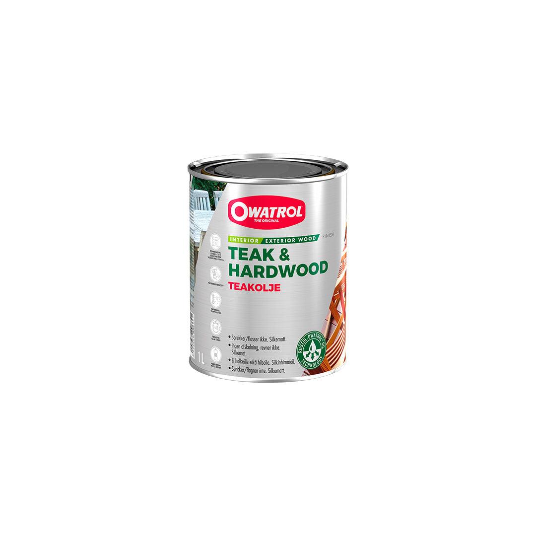 Flaske med Owatrol Teakolie 1 liter