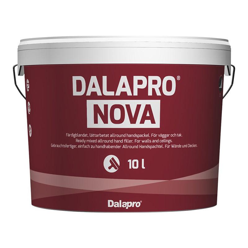 Spand med Dalapro Nova Allround håndspartelmasse 10 liter