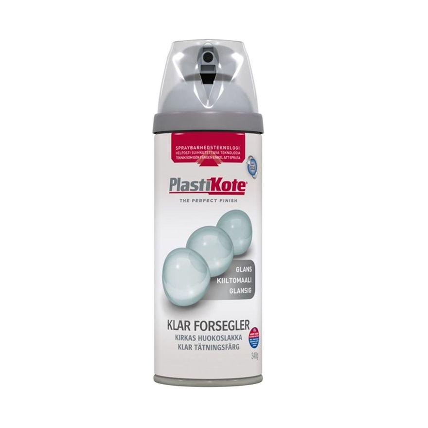 Dåse med Borup Twist & Spray blank klarlak